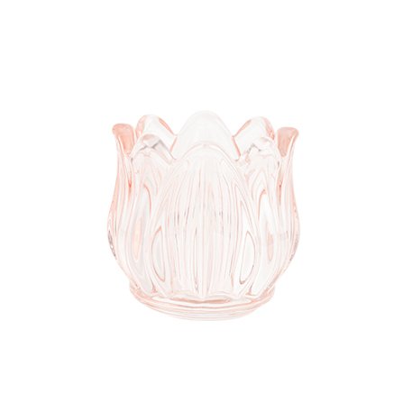 Lyslykt - Rosa - �7 x 6,7 cm