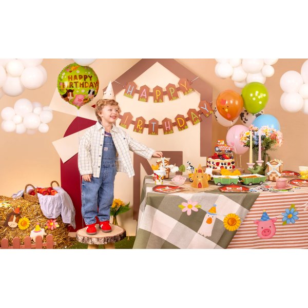 Girlander - Bondeg�rd - Gratulerer med dagen - 180 cm