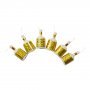 Party Poppers - 6-pack - Rosa