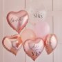 Ballongbukett - She said yes - Blush hen
