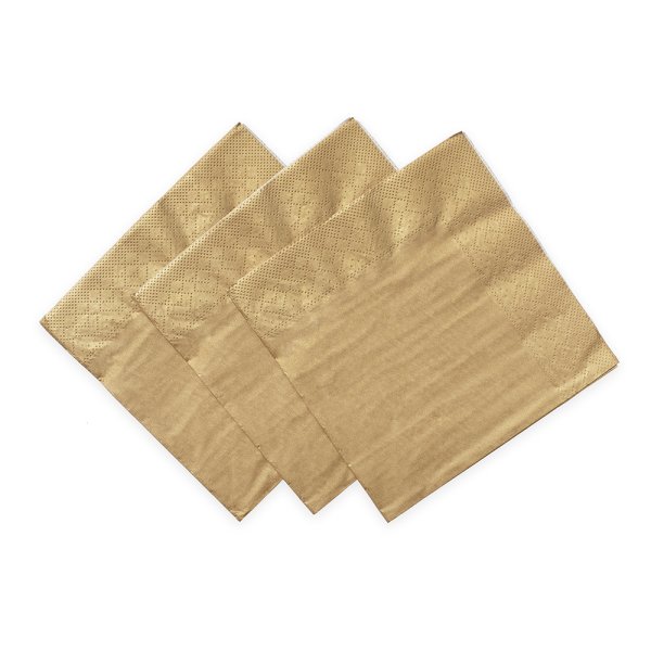 Servietter - Champagne - 33x33 cm - 20-pakning Servietter - Champagne - 33x33 cm - 20-pakning
