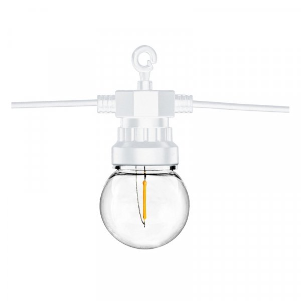 Lyslenke - Lampe - LED - Hvit