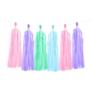 Duskgirlander - Rosa/Bl/Lilla/Mintgrnn