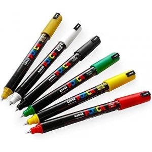 Posca tusj - PC-1MR 0,7 mm ultrafin (17 forskjellige fargevalg)