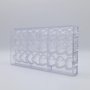 Pralinform - CW1417 Avrundet hjerte - 3,1 cm - Chocolate World