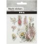 Washi-klistremerker - blomster - størrelse 25-60 mm - 30 stk Washi-klistremerker - blomster - størrelse 25-60 mm - 30 stk