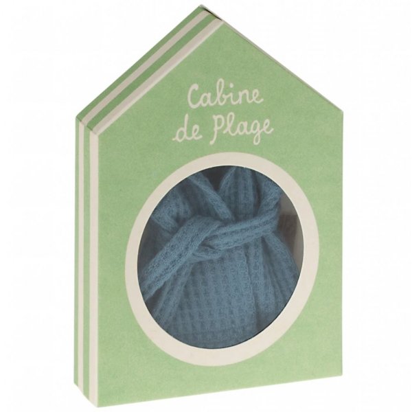 Mamma/Pappa Mus - Badekåpe - Støvet Blå Mamma/Pappa Mus - Badekåpe - Støvet Blå