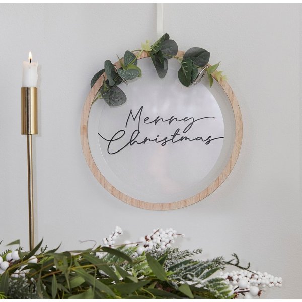 Julekrans - Tre/Akryl - God Jul Julekrans - Tre/Akryl - God Jul