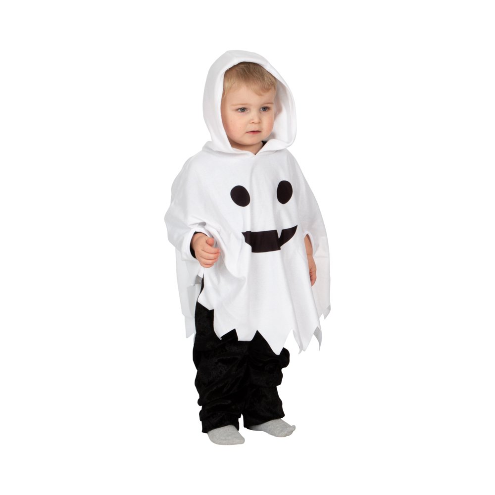 Poncho Spøkelse – Kostyme – 2-3 år – Halloween-kostyme, Halloween