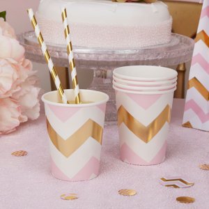 Pappkrus - Pattern Works - Rosa - 8-pakning Pappkrus - Pattern Works - Rosa - 8-pakning