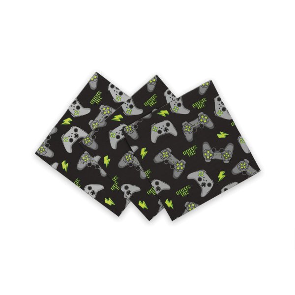 Servietter - Game On - 33x33 cm - 20 stk Servietter - Game On - 33x33 cm - 20 stk