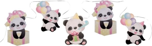 Vimpel/girlander - Panda Vimpel/girlander - Panda