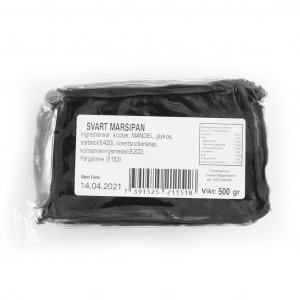 Marsipan - 500g - Svart