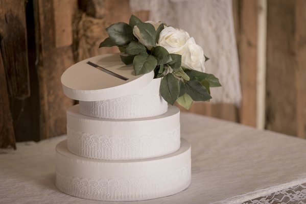 Kortboks - Bryllupskake