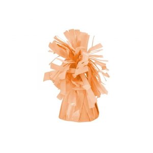 Ballongvekt - Folie - Lys oransje - 1 stk