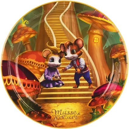 Papptallerken - Mikke Mus og Helium - Eventyr - 8-pakning Papptallerken - Mikke Mus og Helium - Eventyr - 8-pakning