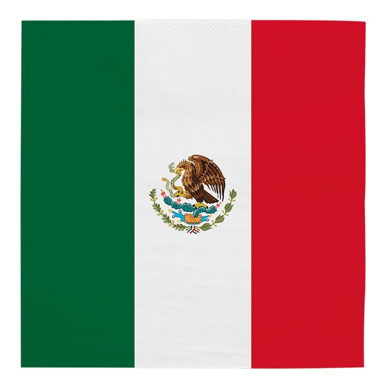 Servietter – Mexico – 33×33 cm – 20-pakning – Servietter, Borddekking