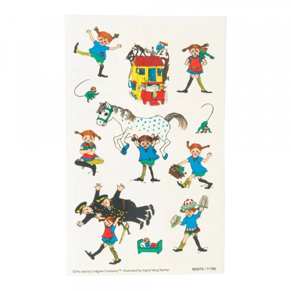 Tatoveringer - Pippi Langstrømpe Tatoveringer - Pippi Langstrømpe