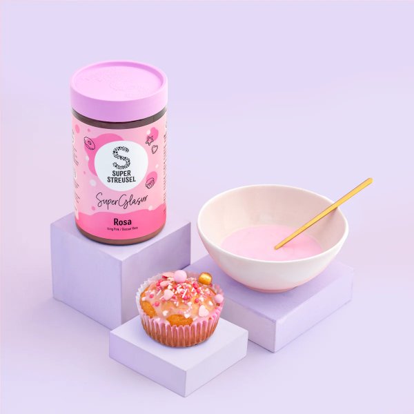 SuperGlasyr - Superstreusel - Rosa - 100 g