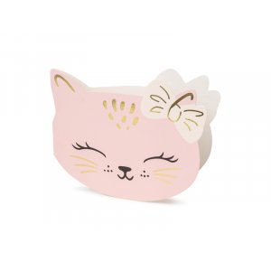 Invitasjonskort - Katteformet - 6 stk