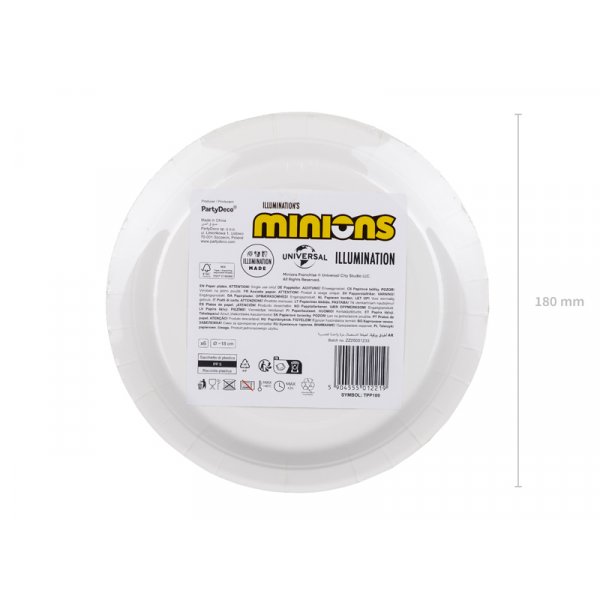 Papirtallerkener Minions - Mix Papirtallerkener Minions - Mix
