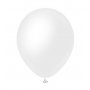 Ballonger ensfargede - Premium 30 cm - Opaque Satin Snow White - 100-pakning