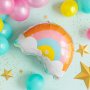 Folieballong  Rainbow/Cloud  Pastell