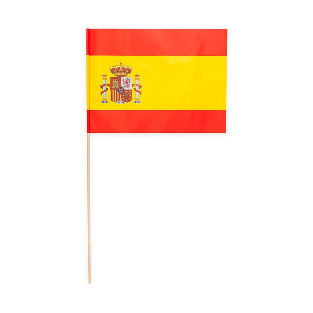 Papirflagg – Spania – 20×30 cm – 10-pakning – Spania, Land
