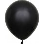 Miniballonger ensfargede - Premium 13 cm - Svart - 100-pakning