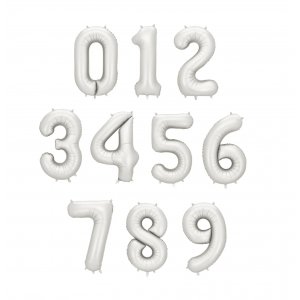 Tallballong - Matt s�lv - 86 cm