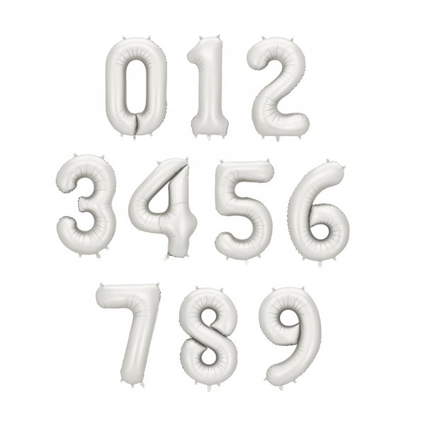 Tallballong - Matt s�lv - 86 cm