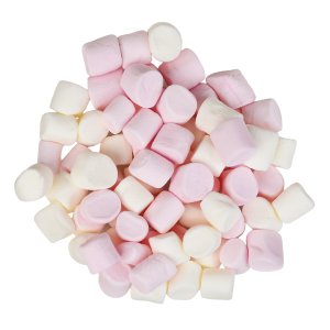 Mini marshmallows - Hvit/Rosa - BAM - 250g Mini marshmallows - Hvit/Rosa - BAM - 250g