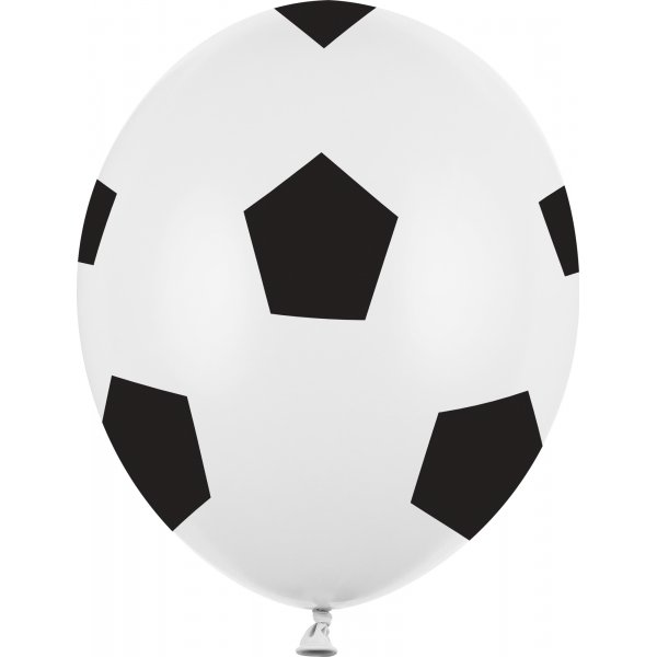 Ballonger - Pastellhvit - Fotball - 6-pakning Ballonger - Pastellhvit - Fotball - 6-pakning