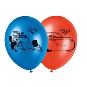 Ballonger - Biler - 28 cm - 8-pakning Ballonger - Biler - 28 cm - 8-pakning