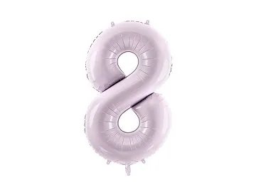 Tallballonger - Lilla Pastell - 72 cm - 7 Tallballonger - Lilla Pastell - 72 cm - 7