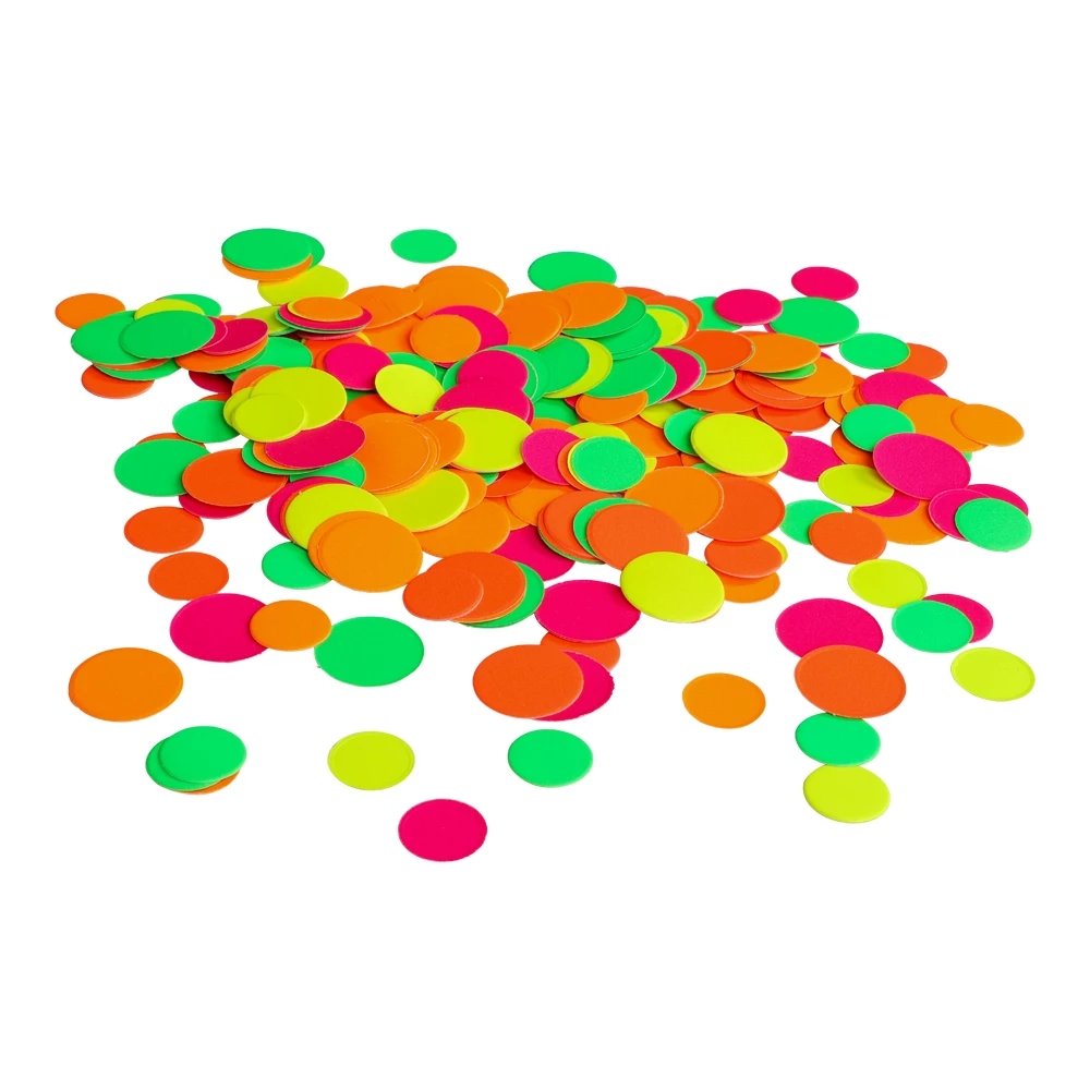 Konfetti – Neon – 15g – Konfetti, Små dekorasjoner