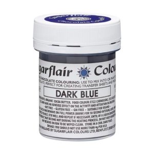 Sugarflair Sjokoladefarge M�rkbl� 35g