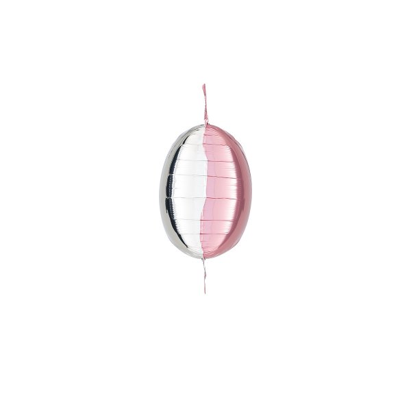 Puteballonger - Sølv og Pastellrosa 47 cm Puteballonger - Sølv og Pastellrosa 47 cm