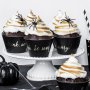 Cupcake Wrappers - Trick or Treat Gold