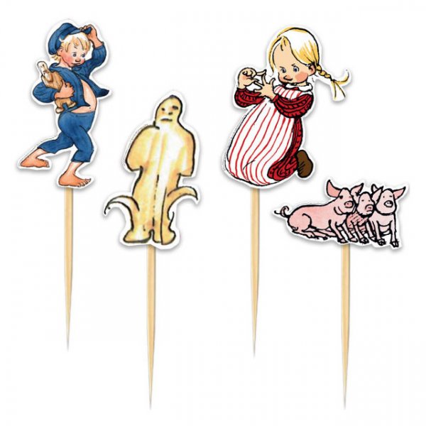 Cake Picks - Emil i L�nneberga - 8-pakning