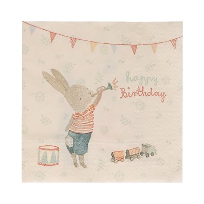 Servetter - Happy Birthday Bunny - Maileg