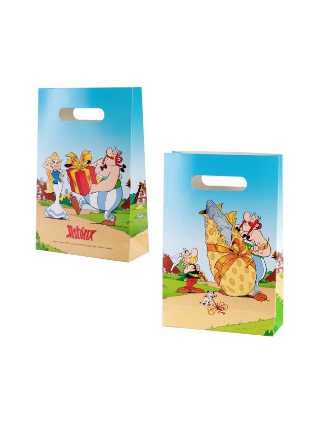 Festposer/Fiskedamposer – Asterix – 4 stk – Festinvitasjoner, Invitasjonskort