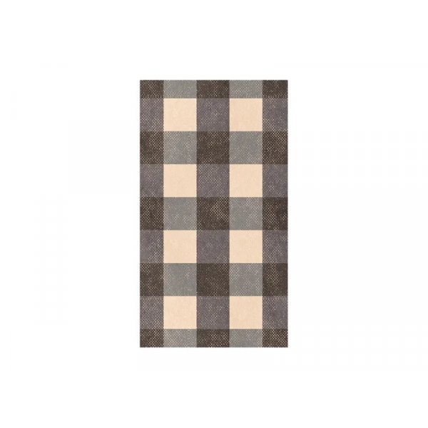 Servietter - Svart rutete - 33x40 cm - 20-pakning Servietter - Svart rutete - 33x40 cm - 20-pakning