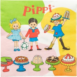 Servietter - Pippi Langstrmpe - 16-pakning