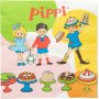 Servietter - Pippi Langstrømpe - 16-pakning Servietter - Pippi Langstrømpe - 16-pakning