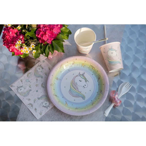 Papirkopp Enhjrning - 10-pakning