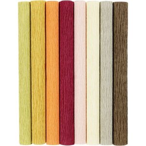 Kreppapir - Matte farger - 8 farger Kreppapir - Matte farger - 8 farger