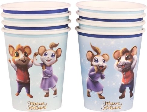 Pappkrus - Mikke Mus og Helium - Fest - 8-pakning