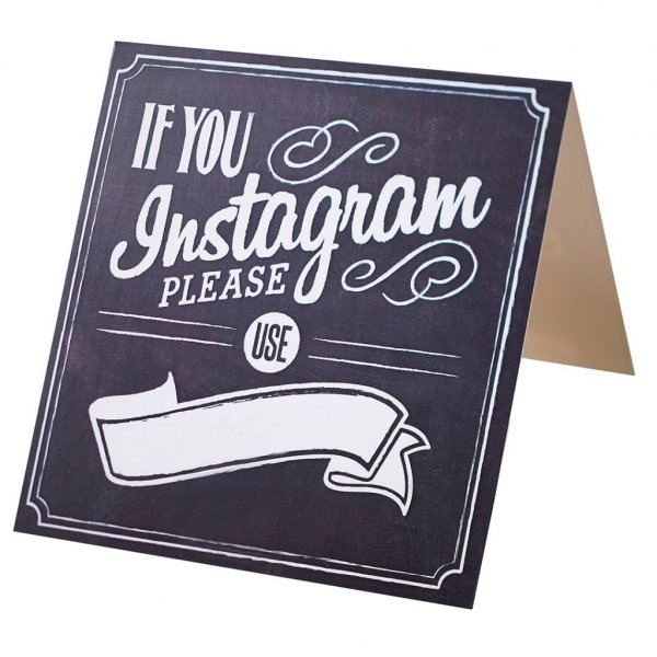 Instagram-skilt - Tavle - 5-pakning Instagram-skilt - Tavle - 5-pakning