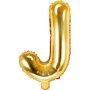 Bokstavballonger - Gull - 35 cm - Bokstav: J
